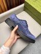 Gucci Man Blue Calfskin Business Leather Shoes 042881 (6)_th.jpg